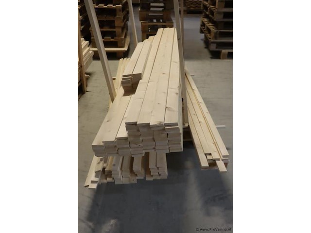 Partij houten balken/latten - afbeelding 4 van  16