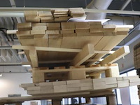 Partij houten balken/planken - afbeelding 2 van  7
