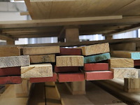 Partij houten balken/planken - afbeelding 3 van  7