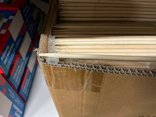 Partij houten bloemenstekers 70cm (7500x) - afbeelding 3 van  3