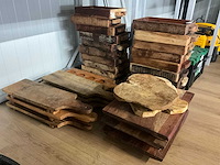 Partij houten dienbladen - afbeelding 1 van  4