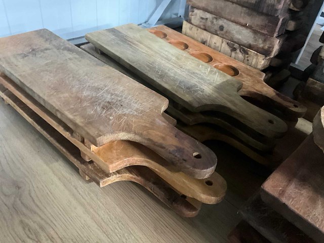 Partij houten dienbladen - afbeelding 3 van  4