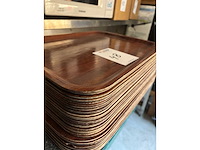 Partij houten dienbladen - afbeelding 2 van  3