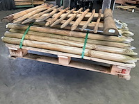 Partij houten hekwerk met poort - 100 cm - afbeelding 2 van  8