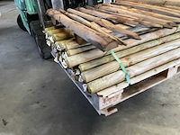 Partij houten hekwerk met poort - 100 cm - afbeelding 3 van  8