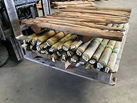 Partij houten hekwerk met poort - 100 cm - afbeelding 4 van  8