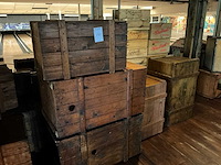 Partij houten kisten - afbeelding 3 van  7