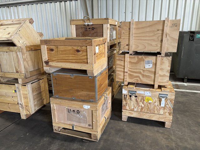 Partij houten kisten - afbeelding 2 van  9