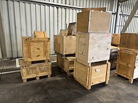 Partij houten kisten - afbeelding 5 van  9