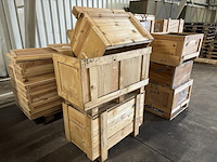 Partij houten kisten - afbeelding 7 van  9