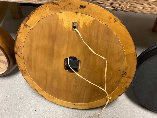 Partij houten klokken (3x) - afbeelding 3 van  12