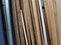 Partij houten latten - afbeelding 4 van  5