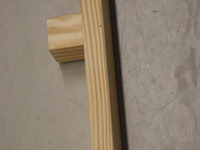 Partij houten latten - afbeelding 2 van  3