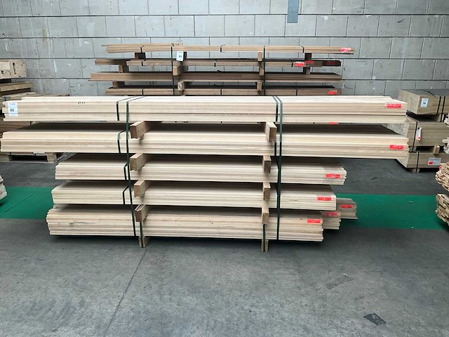 Partij houten latten - afbeelding 4 van  11