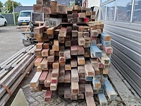 Partij houten metselprofielen - afbeelding 4 van  7