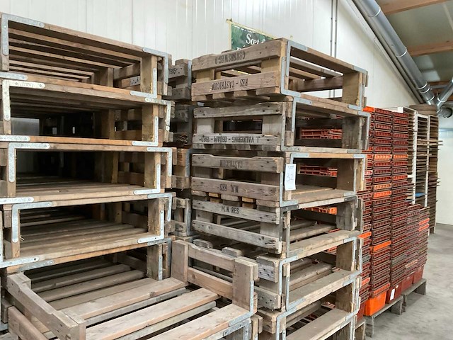 Partij houten onderzetters (ca. 255x) - afbeelding 6 van  8