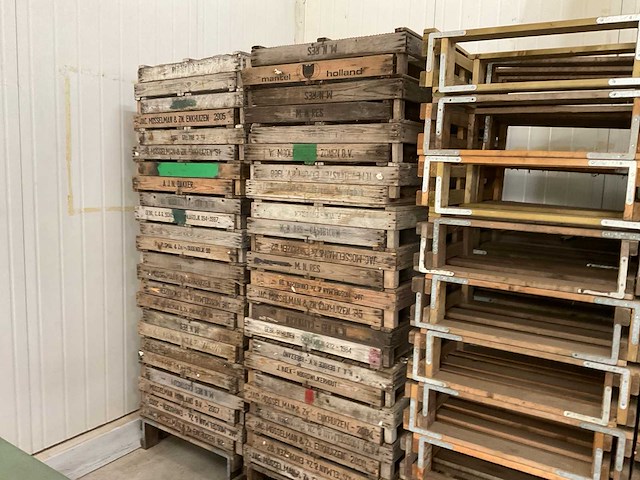 Partij houten onderzetters (ca. 255x) - afbeelding 7 van  8