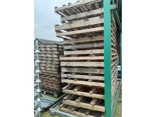 Partij houten pallets - afbeelding 3 van  5