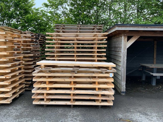 Partij houten pallets - afbeelding 3 van  3