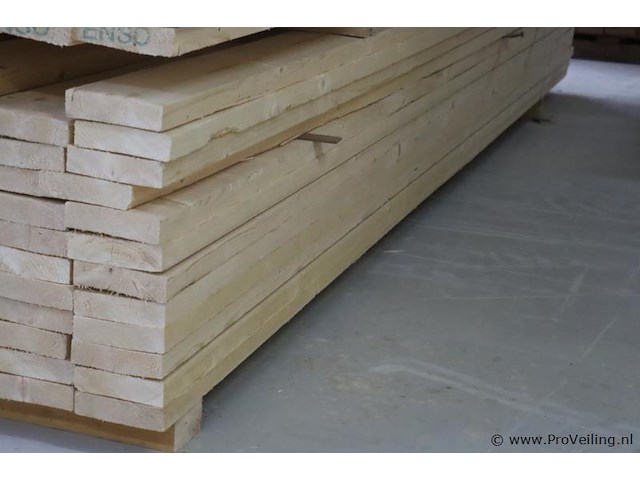 Partij houten planken - 70 stuks - afbeelding 2 van  4