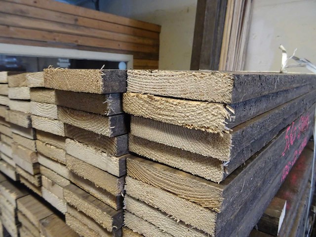 Partij houten planken 100cm (560x) - afbeelding 2 van  2