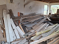Partij houten planken, balken en metselprofielen - afbeelding 5 van  13