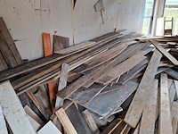Partij houten planken, balken en metselprofielen - afbeelding 9 van  13