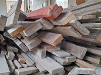 Partij houten planken, balken en steigerplanken - afbeelding 4 van  19