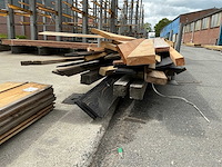 Partij houten planken en balken - afbeelding 3 van  6