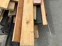 Partij houten planken en balken - afbeelding 4 van  6