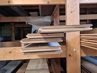 Partij houten planken en latten in 7x vak - afbeelding 4 van  36