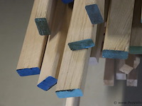 Partij houten planken en latten - afbeelding 3 van  8