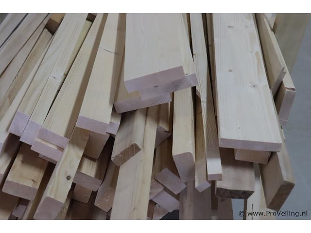 Partij houten planken en latten - afbeelding 7 van  8