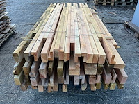 Partij houten profielen 9x4.5 cm - afbeelding 2 van  4