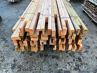 Partij houten profielen 9x4.5 cm - afbeelding 3 van  4