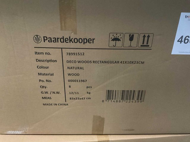 Partij houten schalen - afbeelding 9 van  11