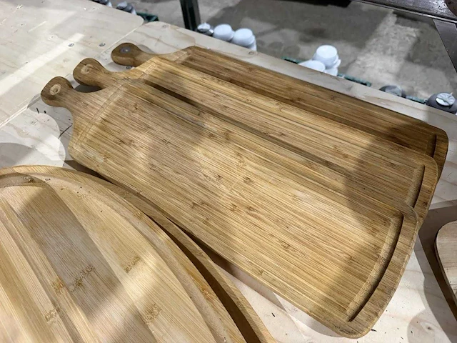 Partij houten serveerplanken - afbeelding 6 van  7