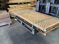 Partij houten tuinafscherming - afbeelding 2 van  9