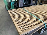 Partij houten tuinafscherming - afbeelding 6 van  9