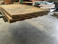 Partij houten tuinafscherming - afbeelding 8 van  9