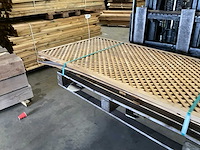 Partij houten tuinafscherming - afbeelding 3 van  9