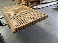 Partij houten tuinafscherming - afbeelding 7 van  9