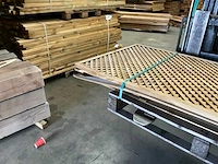 Partij houten tuinafscherming - afbeelding 4 van  9