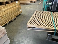 Partij houten tuinafscherming - afbeelding 5 van  9