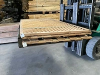 Partij houten tuinafscherming - afbeelding 9 van  9