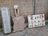 Partij houten tuinmeubilair o.a. hillhout - afbeelding 1 van  10