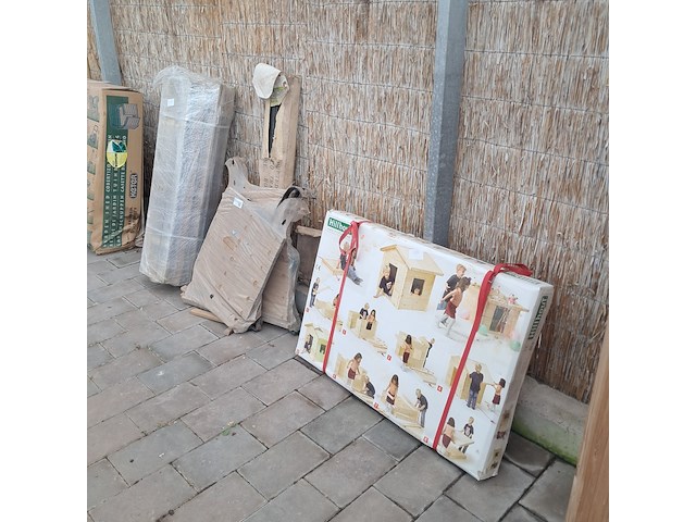 Partij houten tuinmeubilair o.a. hillhout - afbeelding 4 van  10