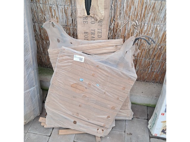 Partij houten tuinmeubilair o.a. hillhout - afbeelding 8 van  10