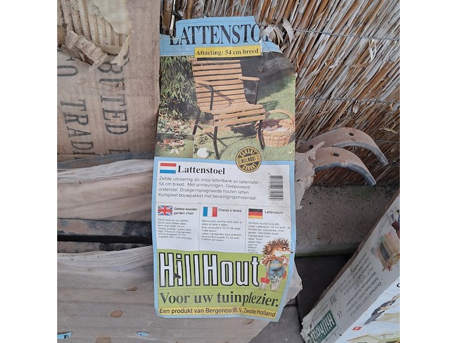 Partij houten tuinmeubilair o.a. hillhout - afbeelding 10 van  10