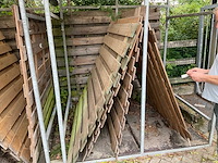 Partij houten tuinschermen (23x) - afbeelding 5 van  5